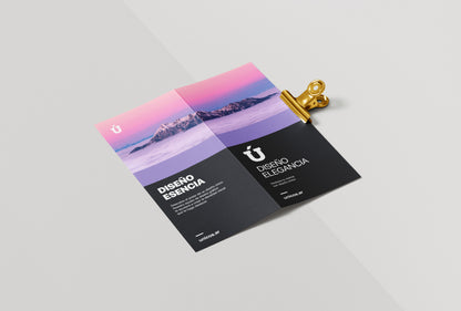 Diseño de Folleto Díptico