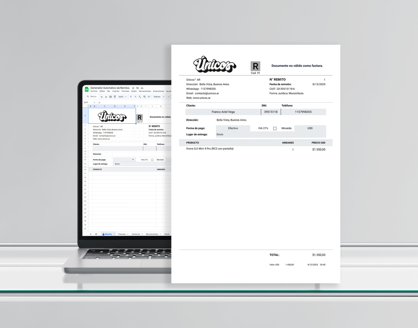 Generador Automático de Remitos